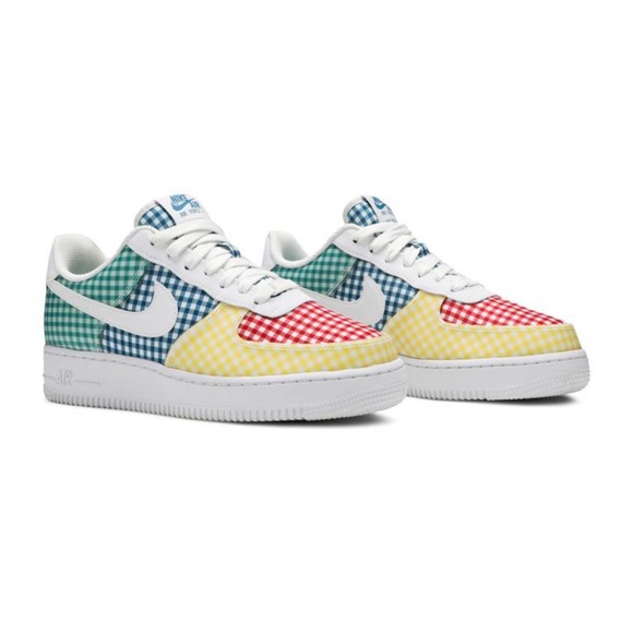 Wmns Air Force 1 Low QS ‘Gingham Pack - Multicolor’ - Picture 1 of 4